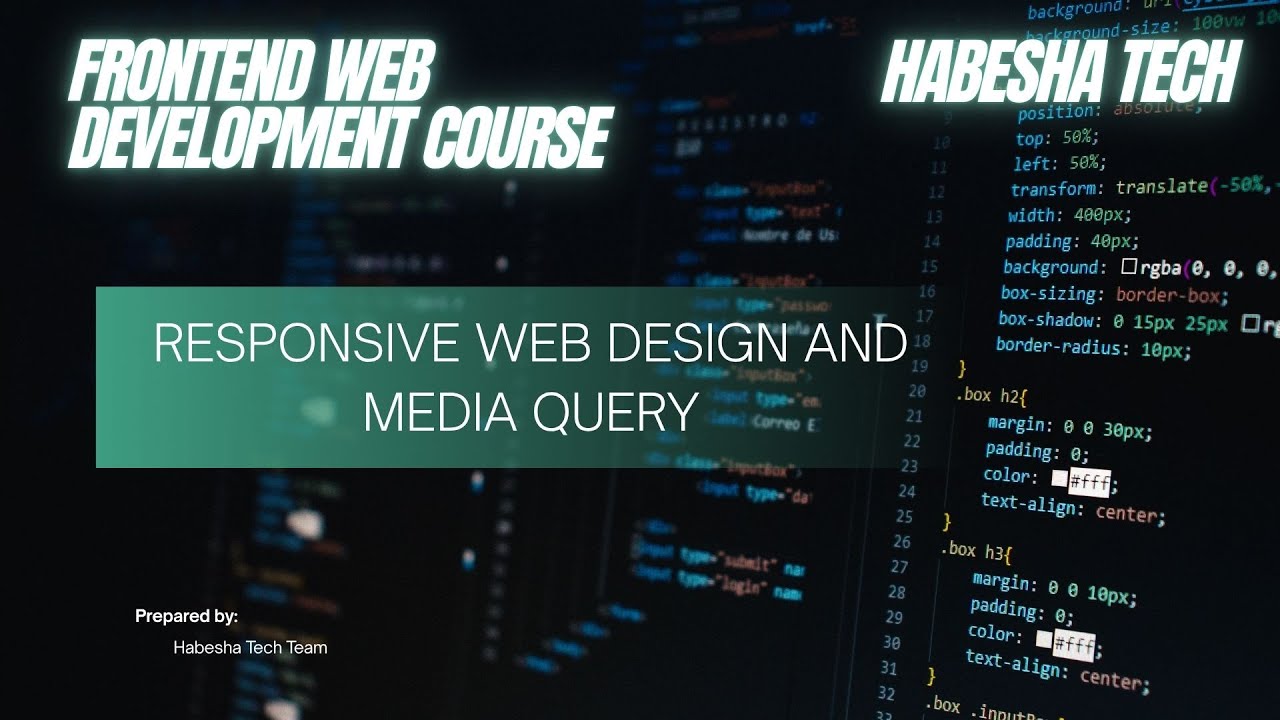 3 Responsive Web Design and Media Query - YouTube