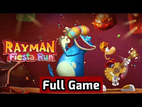 Rayman Fiesta Run - Full Game All Levels 100% Perfect (1080p 60FPS HD)