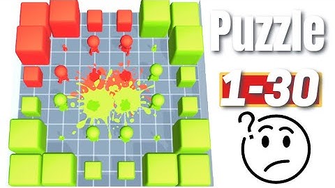 Blocks vs Blocks Puzzle Gameplay Walkthrough Level 1-30 iOS Android Noob vs Hack Tutorial