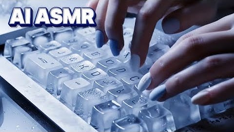 Super satisfying ai typing on unique keyboards #ai #asmr #keyboard #satisfying