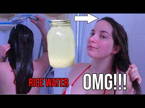 RICE WATER FOR EXTREME HAIR GROWTH | How To Make Rice Water Hair Growth Rinse