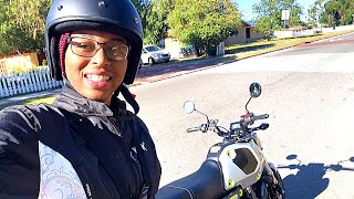 Riding my motorcycle on the street vlog #2