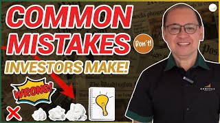 COMMON MISTAKES INVESTORS MAKE!