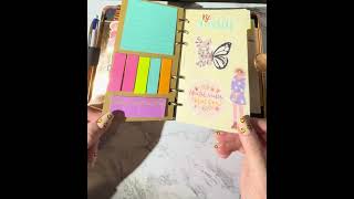 Filofax personal saffiano rose gold ring planner setup & how I will use it for mental health/faith