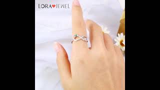 Infinity Birthstone Ring