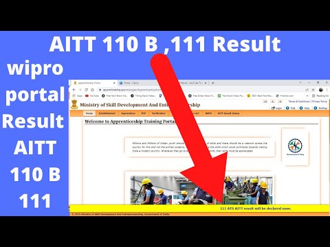 AITT ATS AITT RESULT UPDATE || AITT WIPRO PORTAL RESULT UPDATE || AITT 110B Result Old Portal Issue