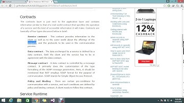 contracts in wcf with Real Time example