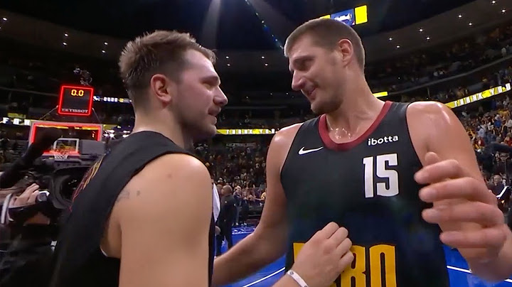 Luka Doncic & Nikola Jokić Show Love After Nuggets vs. Mavs 🤝