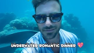 Underwater Elegance: Hauser's Romantic Dinner in the Depths! 🌊🍽️💖