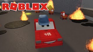 SAVE LIGHTNING MCQUEEN!! | Cars 3 Roblox Obby screenshot 4