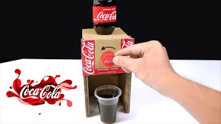 How to Make Coca Cola Soda Fountain Dispenser Machine at Home DIY