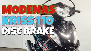 Modenas Kriss 110 MR3 Disc Brake Black 2021