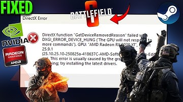 How to Fix Battlefield 6 DirectX Function Error 🔧 (PC)