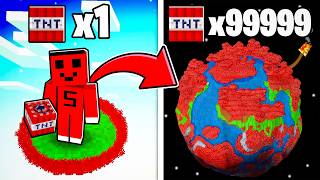 Minecraft AMA TNT = Dünya Boyutu !!