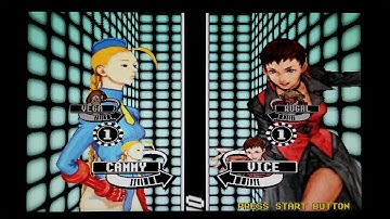 Capcom VS SNK Arcade Mode Cammy/Vega
