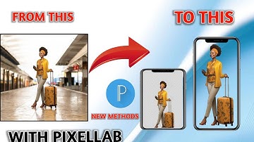 HOW TO REMOVE AN IMAGE BACKGROUND WITH PIXELLAB 