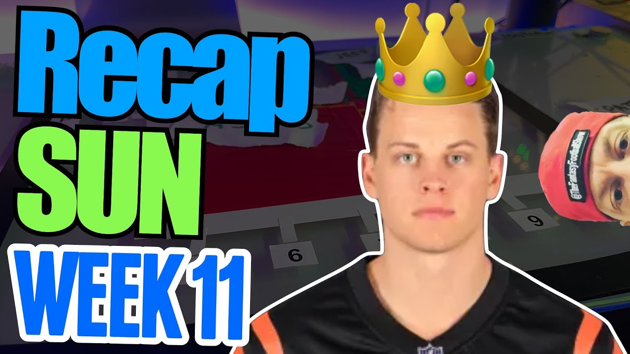 Week 11 Fantasy Football Sunday Games Reactions YouTube