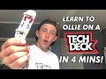 How to ollie on a tech deck  easiest way 20