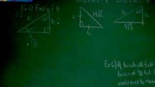 Chapter 9, Section 5, Part 1: Special Right Triangles