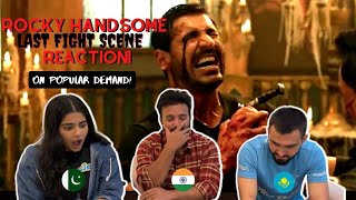 ROCKY HANDSOME Last Fight Scene Reaction | Best Fight In Bollywood??John Abraham | Foreigners React