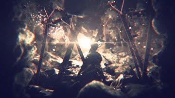 Element3Dで作った洞窟を進む電球