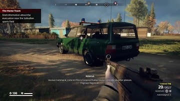 Generation Zero THE HOME TEAM - Find Information About The Evacuation Near The Saltvallen Sports