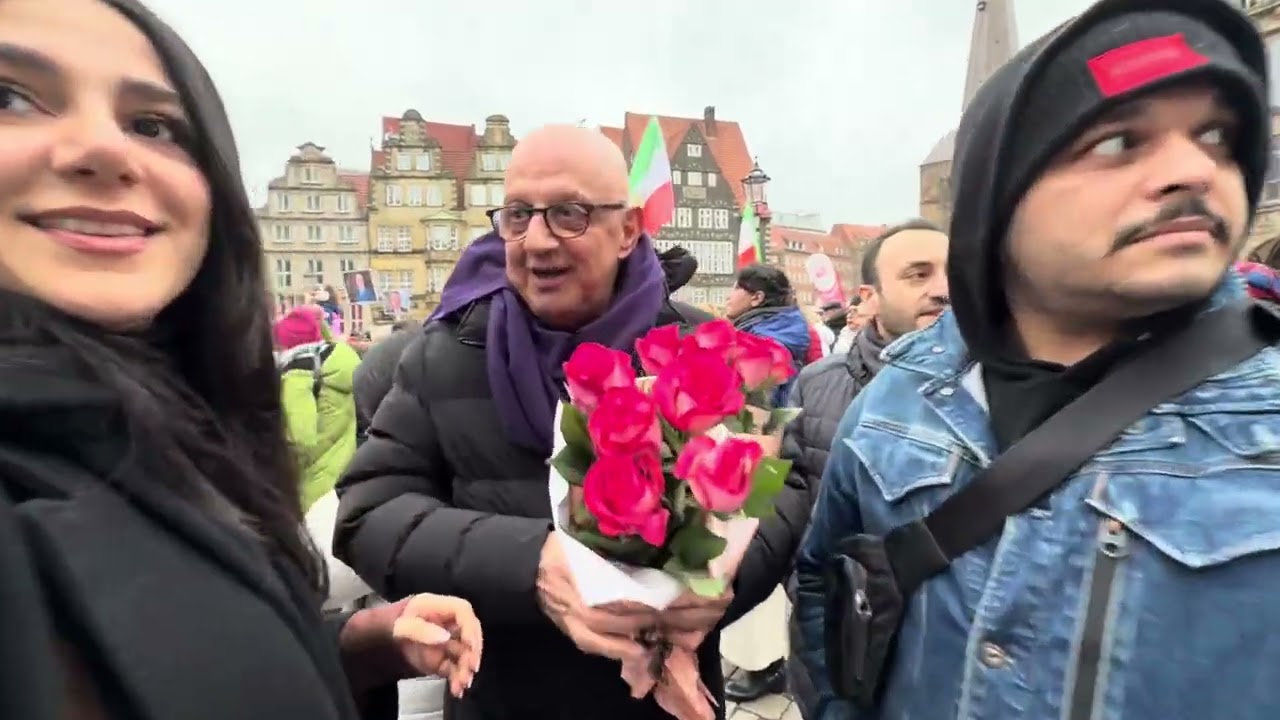 ما مثل جنگلیم باهم، اگر چه زرده برگامون،  تجمع ۲۱.۰۲.۲۰۲۶ Bremen