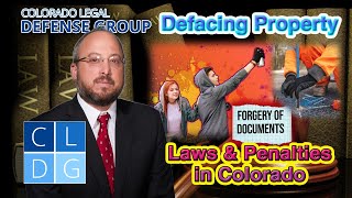 "Defacing Public Property" in Colorado, Altering Titles and Deeds, or Removing Boundary Markers