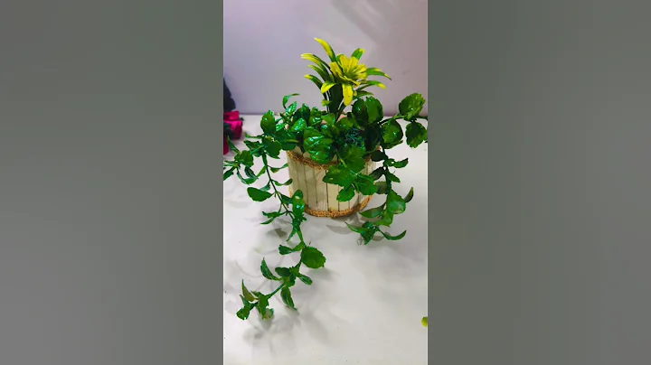 Diy flower vase using waste material #youtubeshorts #diy #craft #shorts