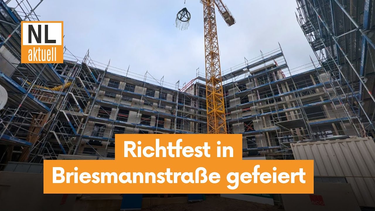 Cottbus | GWC feierte Richtfest für ersten Bauabschnitt in Briesmannstraße