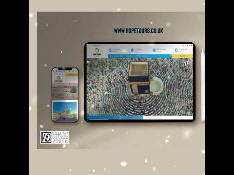 Website development and designing for Hope Tours in UK By #WebruyaDesigns #teamwd