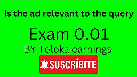 Is the ad relevant to the query (Exam /0.01)