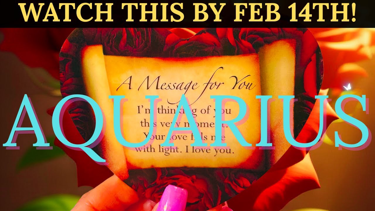 AQUARIUS ❤️ Someone is Going to Break the Silence! LOVE TAROT