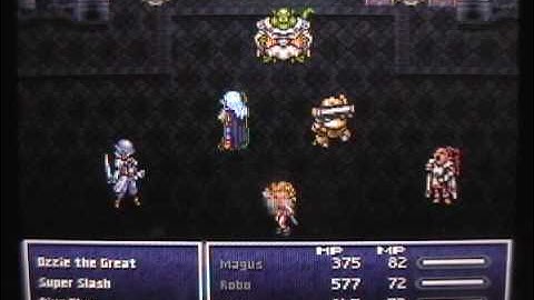 Chrono Trigger DS Boss #23: Super Slash, Diva Flea (Plus), Ozzie the Great