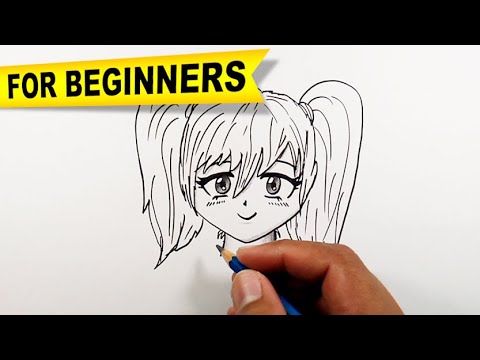 How to draw animes face | Simple Drawings - YouTube