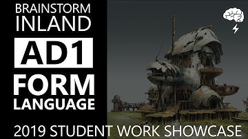 Student Showcase from AD1 - FORM LANGUAGE with Norris Lin at Brainstorm Inland