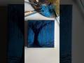 Midnight Melancholy 🌌💙 | Poetic Blue Oil Painting #poeticart #art #oilpainting #blueaesthetic