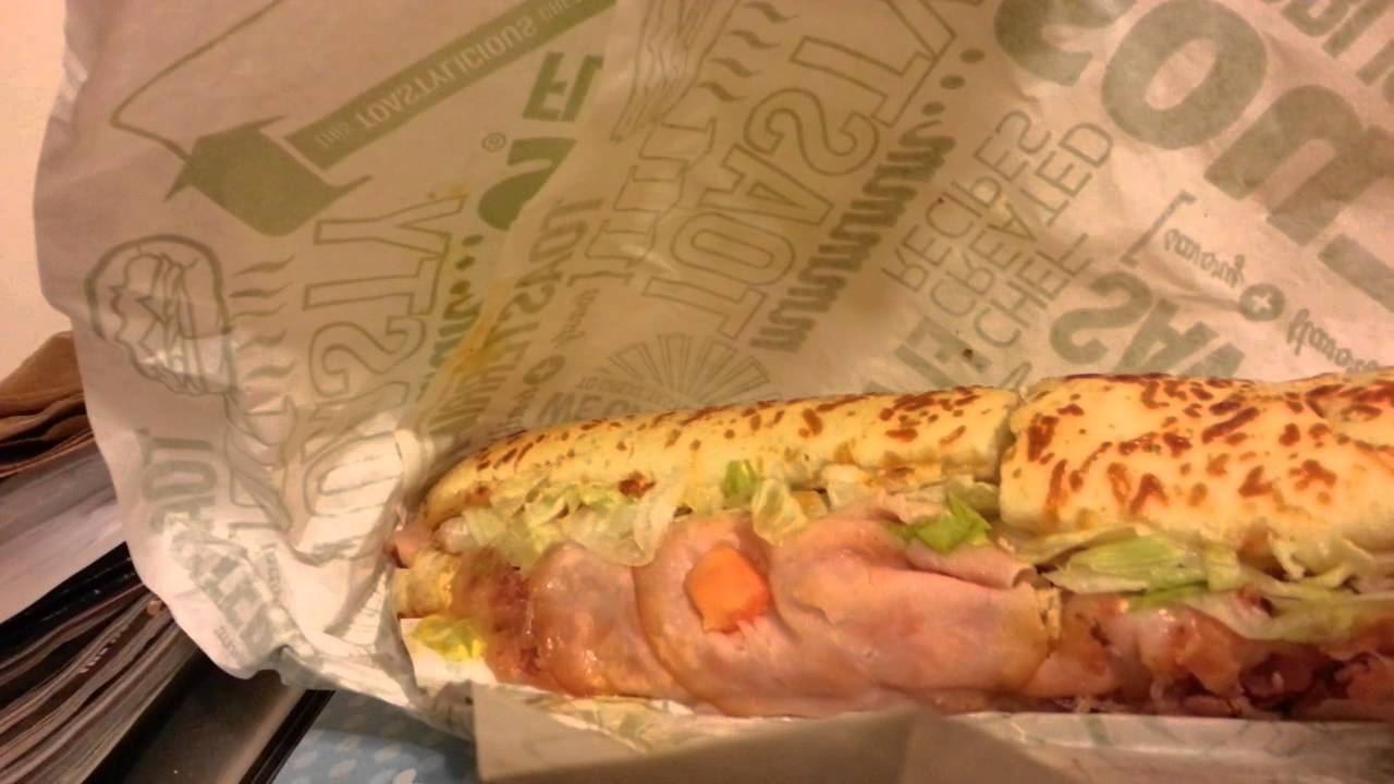 Quizno's Honey Bacon Club Review YouTube