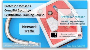 Network Traffic - CompTIA Security+ SY0-301: 2.3