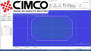 CIMCO : CNC-Calc : การใช้คำสั่ง Pocket Milling