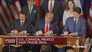 US, Canada, Mexico sign trade deal