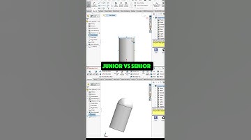 Dome Command junior vs Senior in Solidwork ☺️