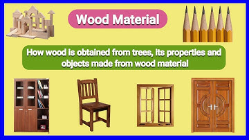 Wood Material-How wood is obtained, its properties and objects made from wood material