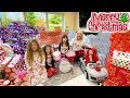 Fun Family Three Opening Christmas Presents 2019 with Ava Isla and Olivia Christmas Morning Special!