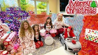 Fun Family Three Opening Christmas Presents 2019 with Ava Isla and Olivia Christmas Morning Special!