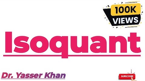 Isoquant | Meaning Of Isoquant | Isoquant In Economics | Production Function | Microeconomics | CUET