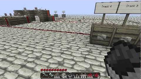 How to Build a Minecart Station (Updated for 1.6!): Station Addons - Destination Selector Part 1
