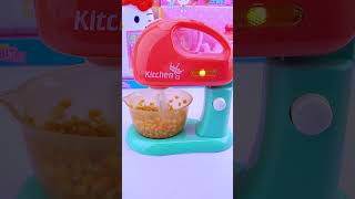 Miniature Review Blender Cooking Food Kitchen Toy Set Asmr