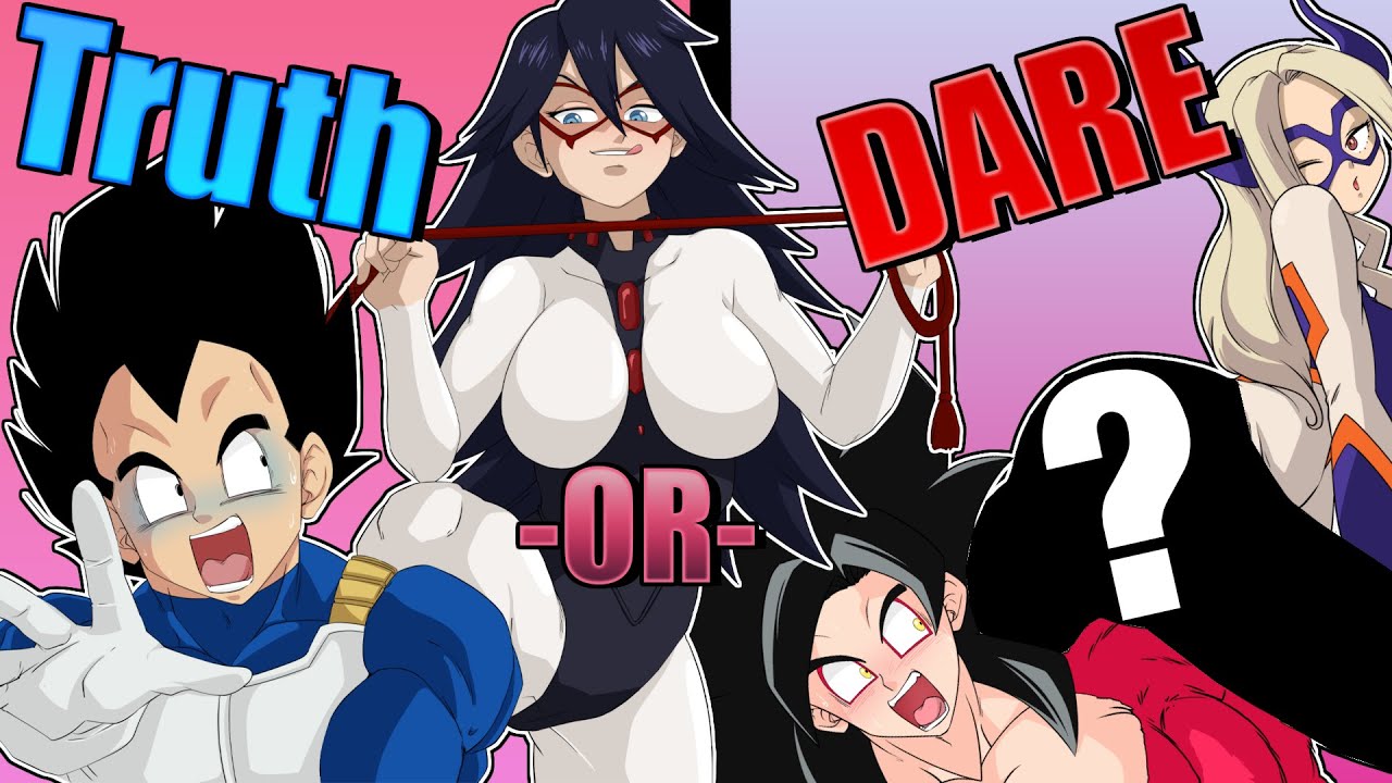 Two Saiyans And Two Heroes Play Truth Or Dare