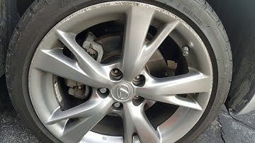 Lexus is250 front brake pad replacement